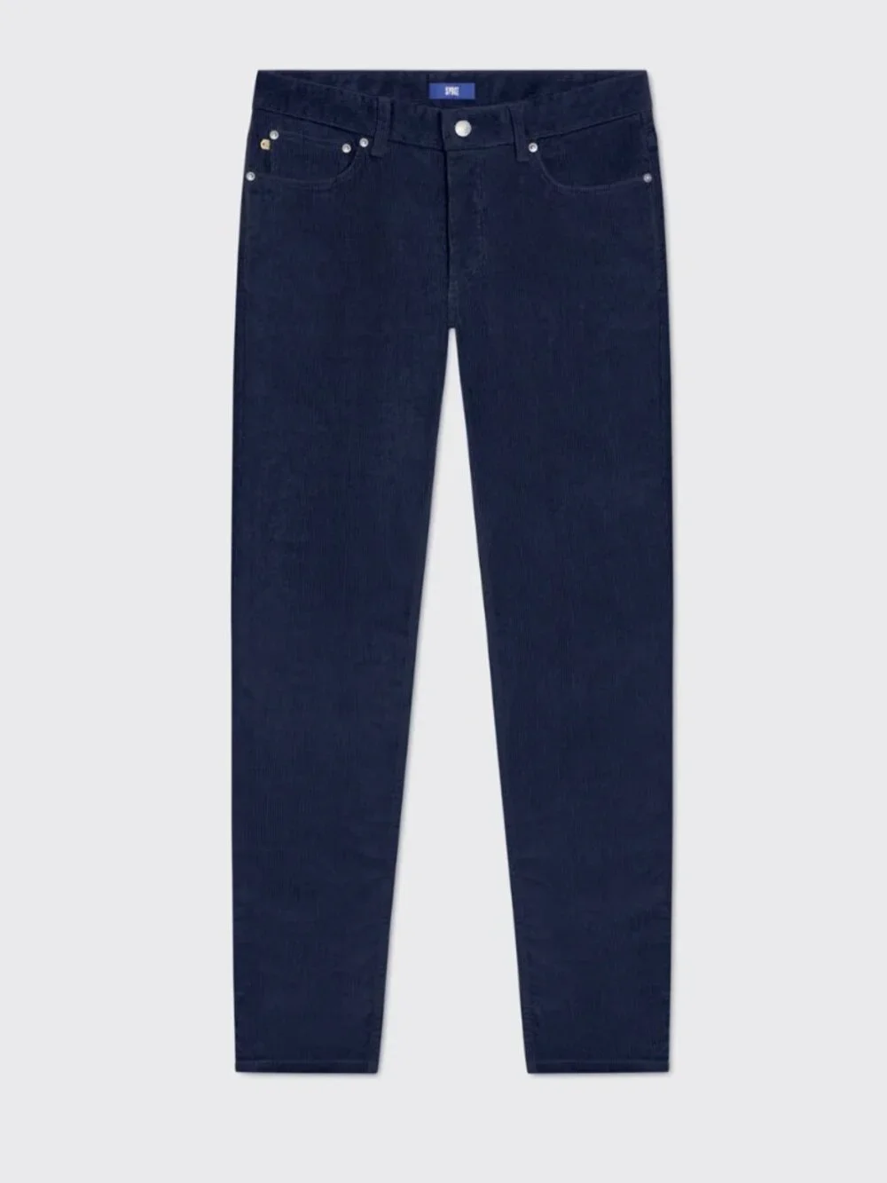 NWT Spoke Cord Fives The Autumn Original Trouser Size 33x30 Navy Cord